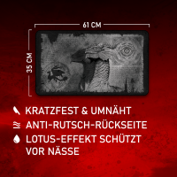 TCG Dragon Scroll Grey stitched