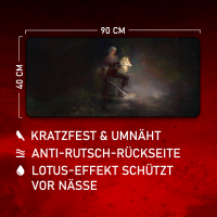 Swallow and the Wolf - Gamer Mousepad