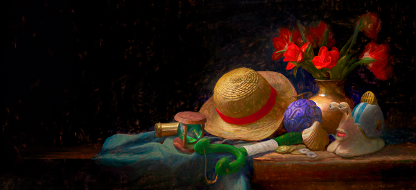Strawhat stilllife - Gamer Mousepad