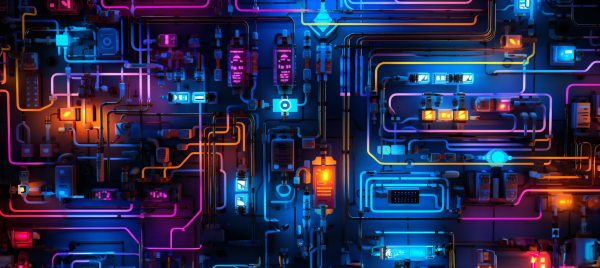 Pink Circuit - Gamer Mousepad