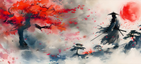 Samurai - Gamer Mousepad