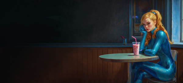 Samus Diner - Gamer Mousepad