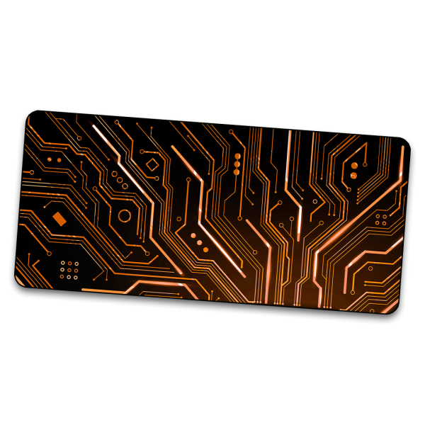 Amber Circuit - Gamer Mousepad