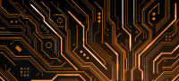Amber Circuit - Gamer Mousepad