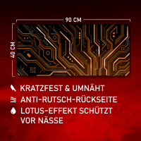 Amber Circuit - Gamer Mousepad