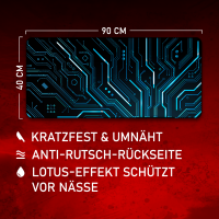 Saphir Circuit - Gamer Mousepad