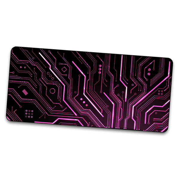 Amethyst Ink Circuit - Gamer Mousepad