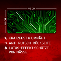 Smaragd Circuit - Gamer Mousepad