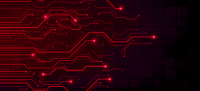 Red Lane Circuit - Gamer Mousepad