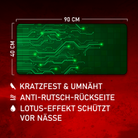 Green Lane Circuit - Gamer Mousepad