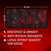 Slate Red - Gamer Mousepad