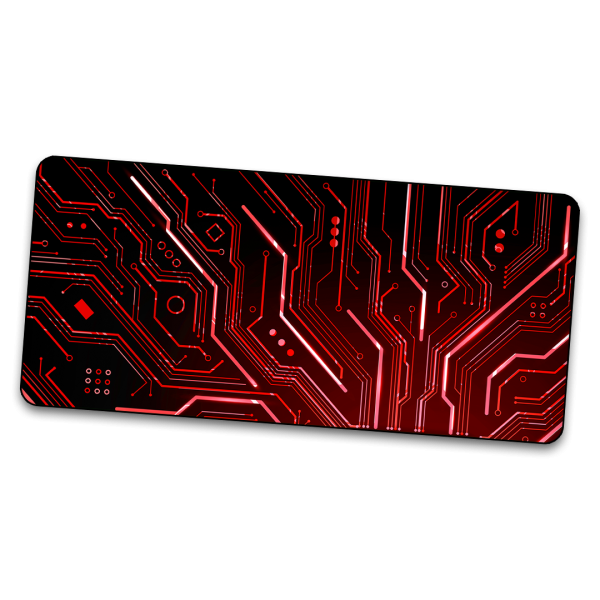 Ruby Circuit - Gamer Mousepad