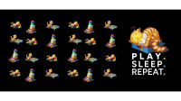 Meeps Sleeps 2025 Edition - Gamer Mousepad