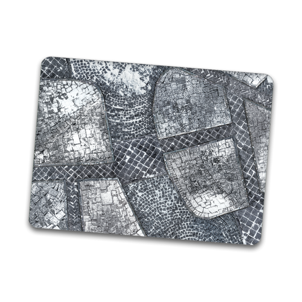 Winter Cobblestone City 22"x30"