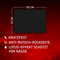 Plain Anthracite 44"x60"