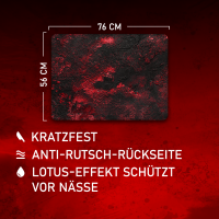 Slate Blood Red 22"x30"