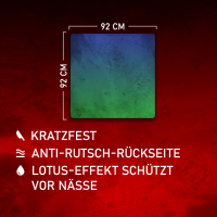 Splash Blue Green 3x3