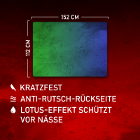 Splash Blue Green 44"x60"