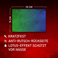 Splash Blue Green 44"x30"