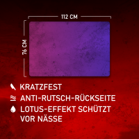 Splash Blue Purple 44"x30"