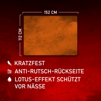 Splash Orange 44"x60"