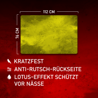 Splash Yellow 44"x30"