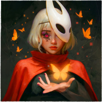 Leinwand Hornet 50x50 cm