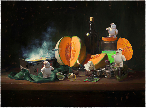 Canvas Ghosthunters stilllife 70x50 cm