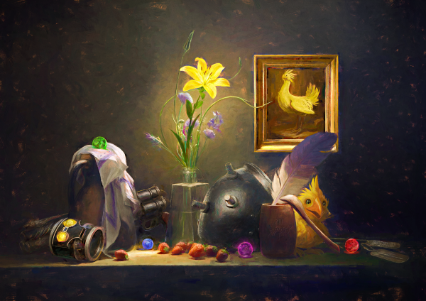 Chocobo stilllife - Poster A3