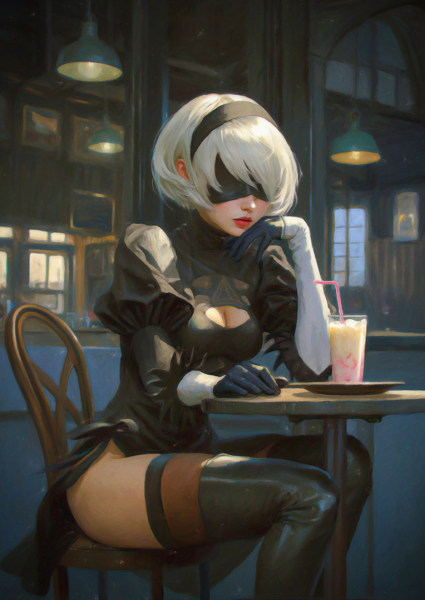 2B Diner - Poster A3