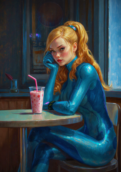 Samus Diner - Poster A3