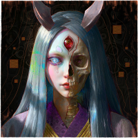 Canvas Mother of Chakra 50x50 cm