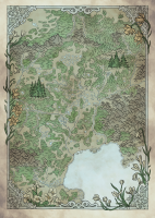 Stoffkarte Bornland Ingame Blanko Edition