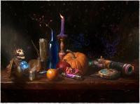 Leinwand Explosive Stillleben 70x50 cm