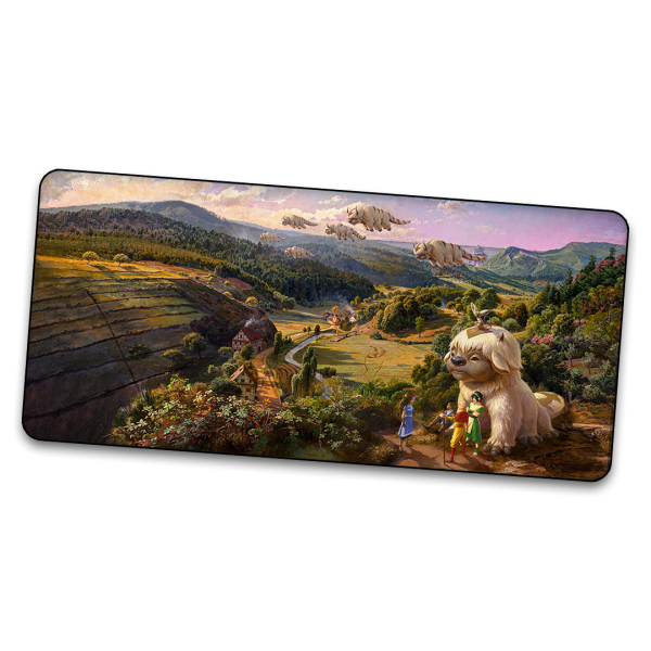 Bisons über dem Schwarzwald - Gamer Mousepad