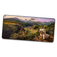 Bisons über dem Schwarzwald - Gamer Mousepad