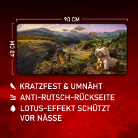 Bisons über dem Schwarzwald - Gamer Mousepad