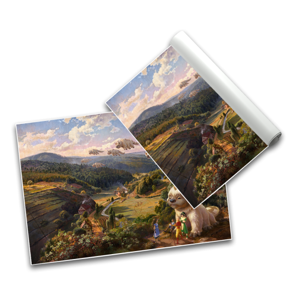 Bison above the Black Forest - Poster A2