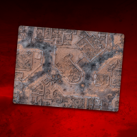 Desert Warzone City Deployment Zones 44"x60"