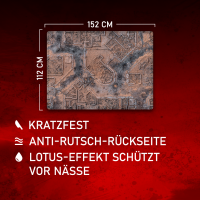 Desert Warzone City Deployment Zones 44"x60"