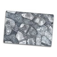 Winter Cobblestone City 36"x54"