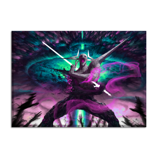 Demon of Destruction, Excaevas 70x50 cm