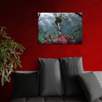 Demon of Disease, Caeceus 70x50 cm
