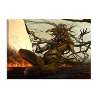 Demon of Famine, Ishaevas 70x50 cm