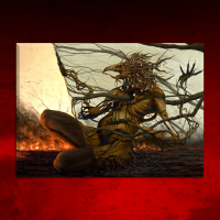 Demon of Famine, Ishaevas 70x50 cm