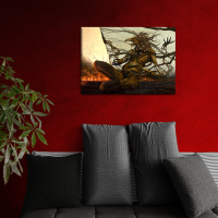 Demon of Famine, Ishaevas 70x50 cm