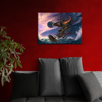 Demon of Natural Disaster, Haericas 70x50 cm