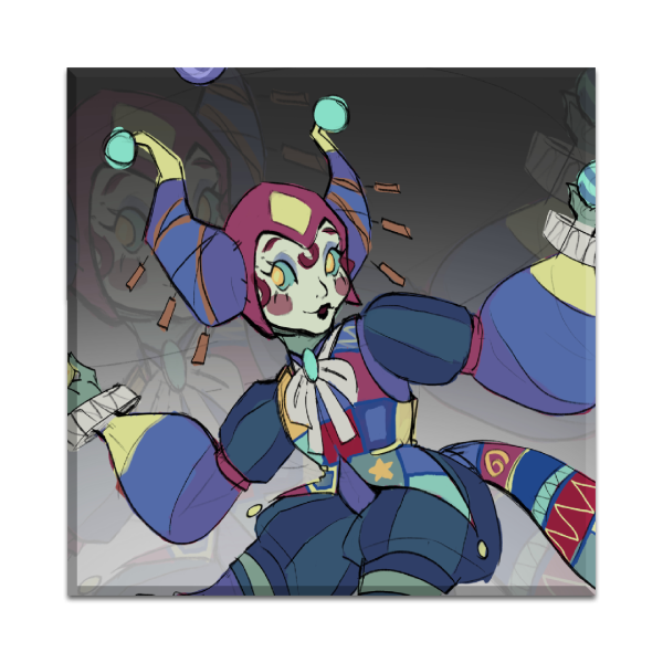 Goblin Clown 1 50x50 cm