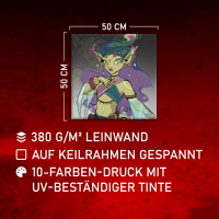 Canvas Goblin Fortune 1 50x50 cm