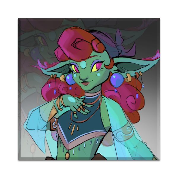 Canvas Goblin Fortune 2 50x50 cm